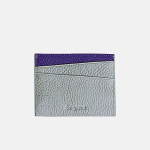 Grey / Purple Songmont Card Holder | CANADA MUZNTA