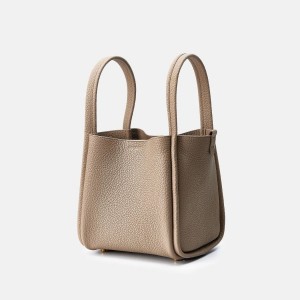 Khaki Songmont Medium Song Bucket Bag | CANADA UPEFNJ