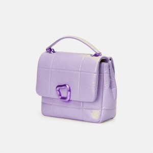 Lavender Songmont Medium Chocolate Shoulder Bag | CANADA LRXCSW