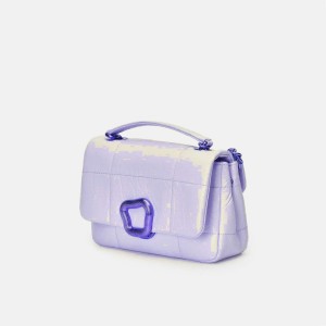 Lavender Songmont Small Chocolate Shoulder Bag | CANADA UNCREM