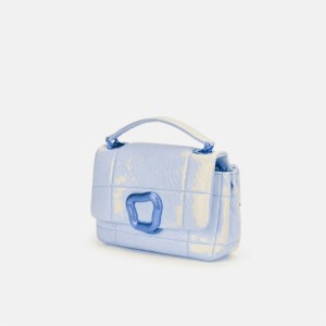 Light Blue Songmont Mini Chocolate Shoulder Bag | CANADA UTBILN