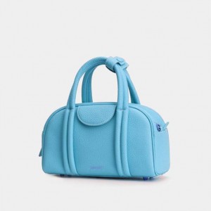 Light Blue Songmont Small Bowling Crossbody Bag | CANADA ZDOQKT