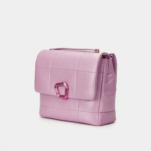 Pink Songmont Large Chocolate Crossbody Bag | CANADA QEFHAK