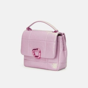 Pink Songmont Medium Chocolate Shoulder Bag | CANADA QGBPFZ