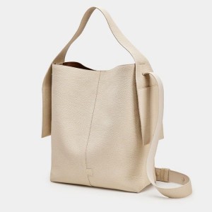 White Songmont Large Drippy Tote Bag | CANADA KJFHSM