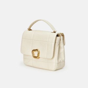 White Songmont Medium Chocolate Shoulder Bag | CANADA EWVKXG