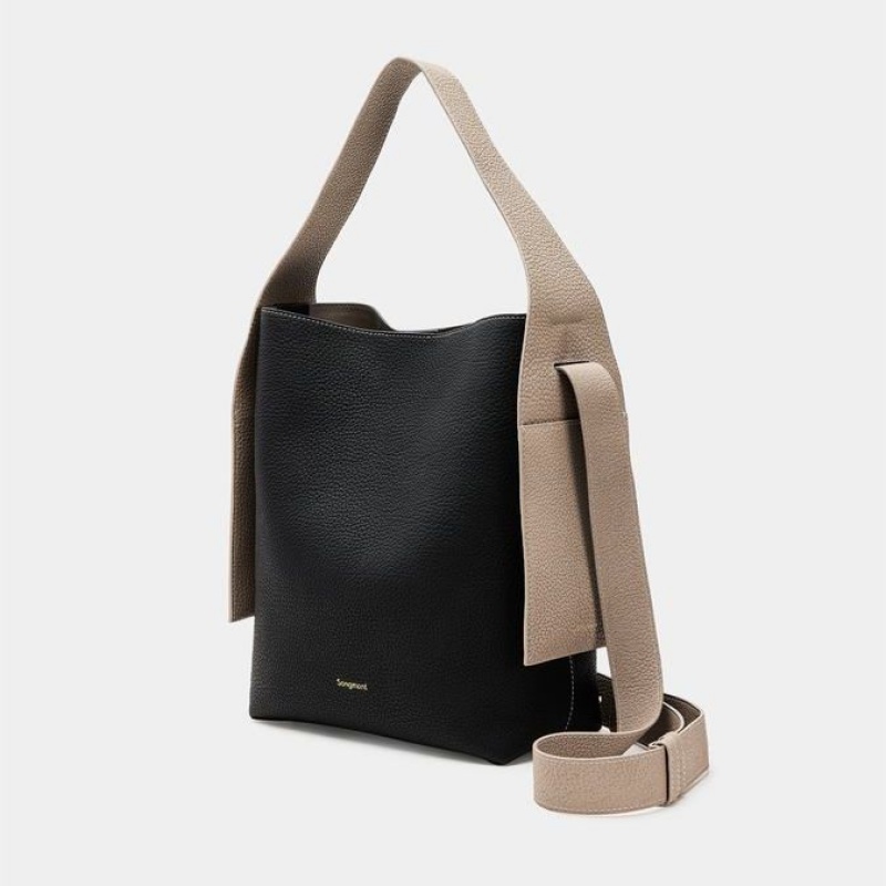 Black Songmont Medium Drippy Tote Bag | CANADA UQLOZF