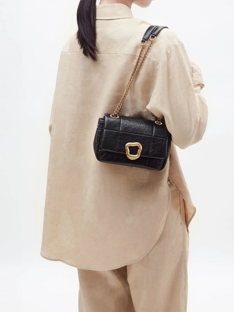 Black Songmont Small Chocolate Shoulder Bag | CANADA ZWQGSV