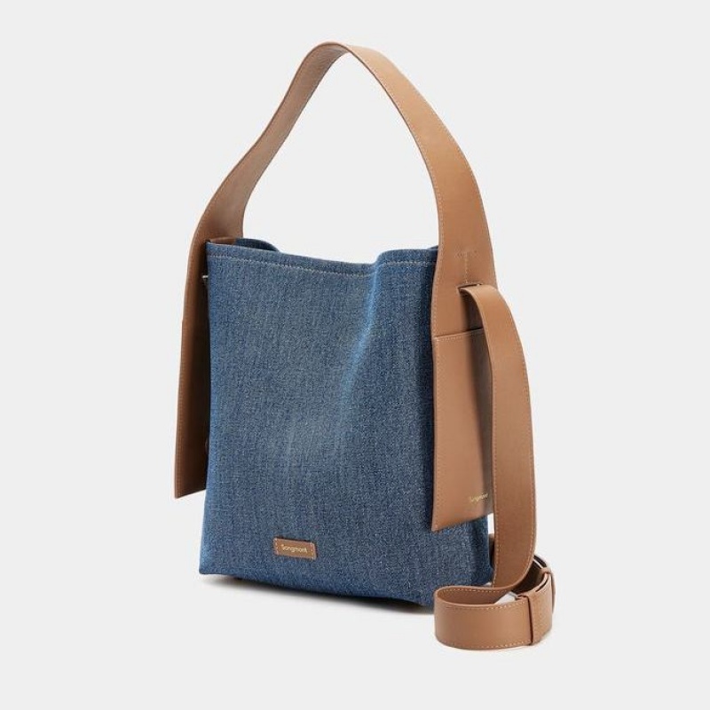 Blue Songmont Medium Drippy Tote Bag | CANADA ZFWQNG