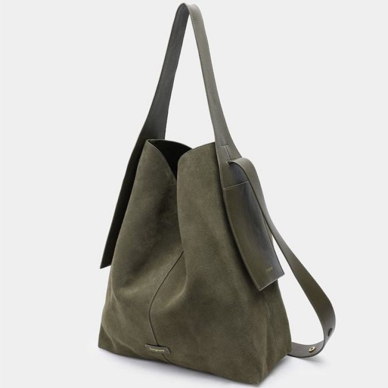 Dark Green Songmont Large Drippy Tote Bag | CANADA DZWKNC