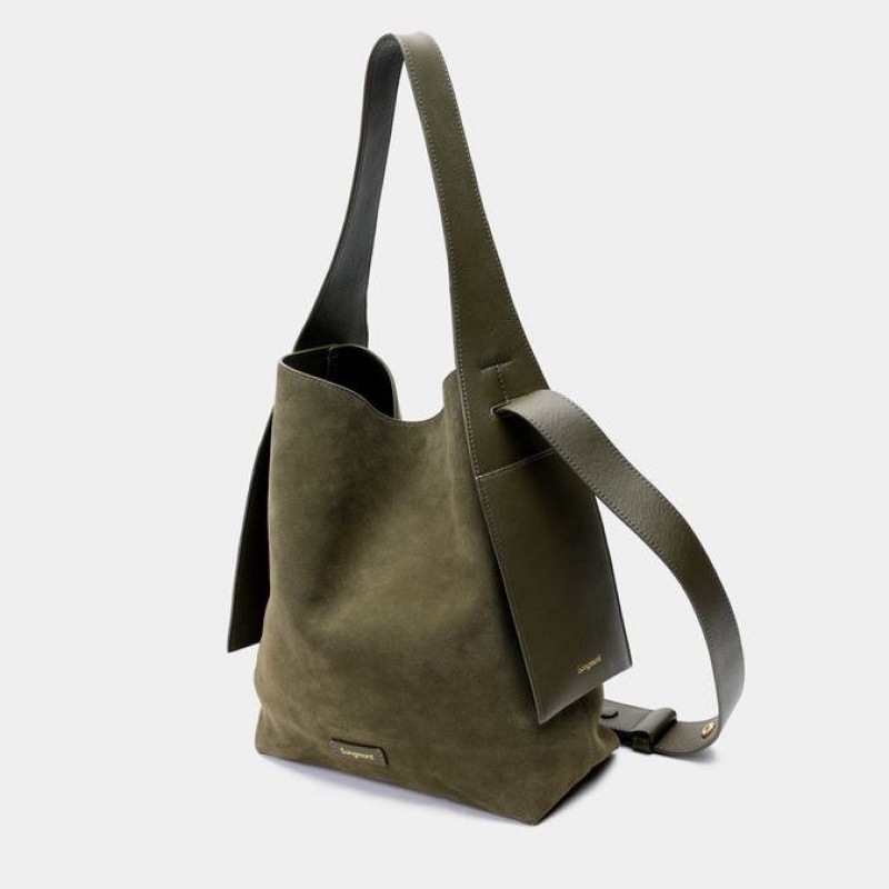 Dark Green Songmont Medium Drippy Tote Bag | CANADA LQPTSO