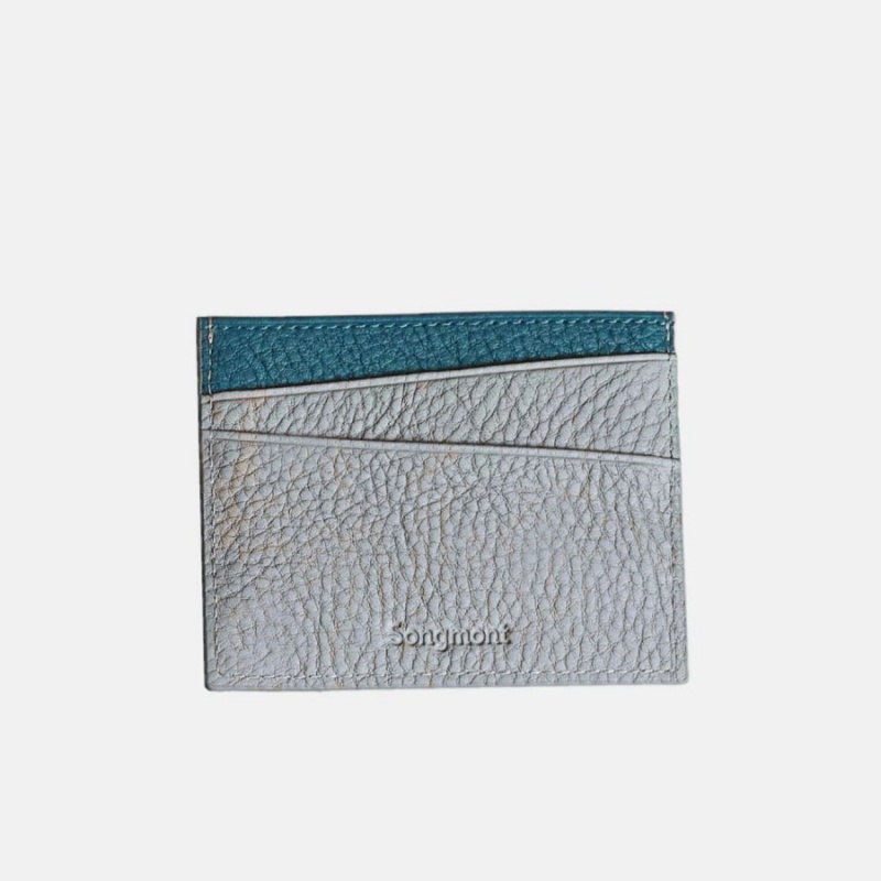 Grey / Turquoise Songmont Card Holder | CANADA TDHNLE