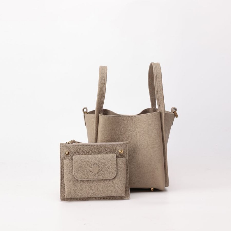 Khaki Songmont Medium Song Bucket Bag | CANADA UPEFNJ