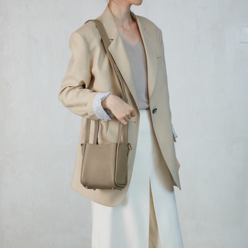 Khaki Songmont Small Song Bucket Bag | CANADA BWFPCU