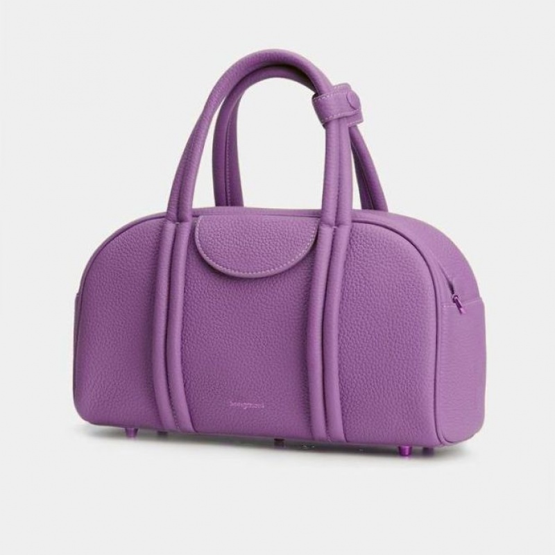 Lavender Songmont Medium Bowling Crossbody Bag | CANADA THCDGB