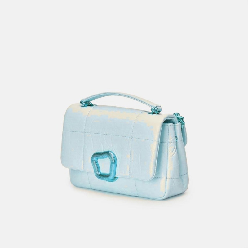 Light Blue Songmont Small Chocolate Shoulder Bag | CANADA AWJQPN