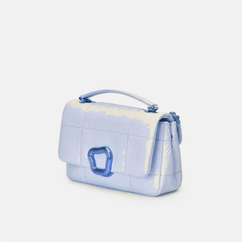 Light Blue Songmont Small Chocolate Shoulder Bag | CANADA YWLRKD