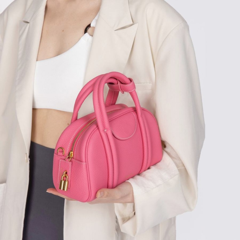 Pink Songmont Small Bowling Crossbody Bag | CANADA WQGEUA