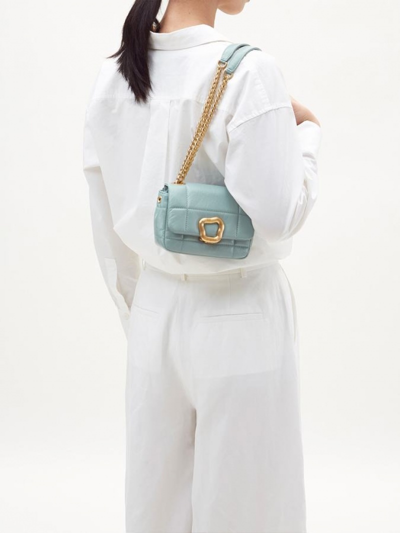 Turquoise Songmont Mini Chocolate Shoulder Bag | CANADA BXRKVG