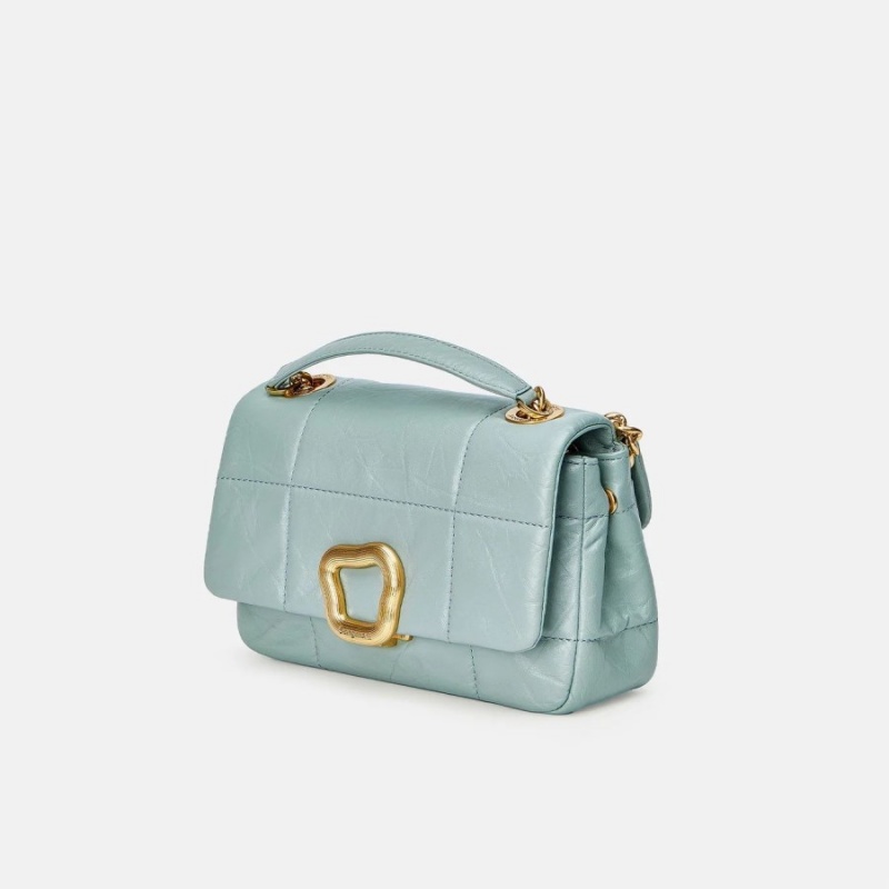 Turquoise Songmont Small Chocolate Shoulder Bag | CANADA BSACFJ