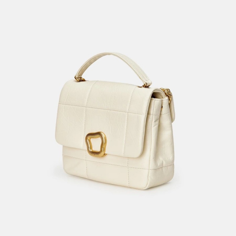 White Songmont Medium Chocolate Shoulder Bag | CANADA EWVKXG